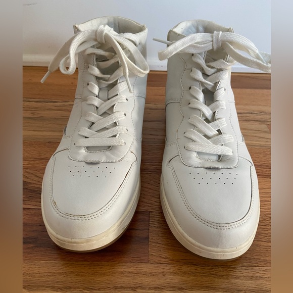 Madewell Court Hightop Sneakers in Neutral, Women’s Size 12 - Picture 3 of 12